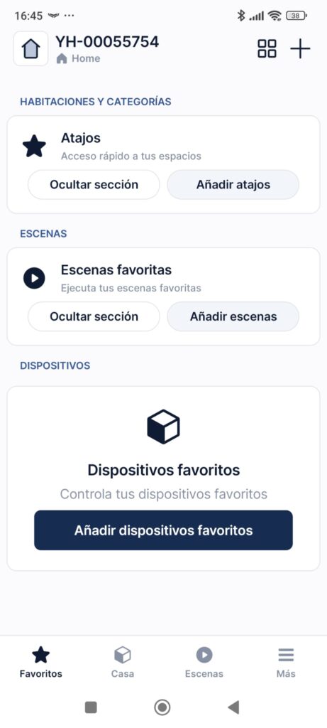 principal app yubii domotica